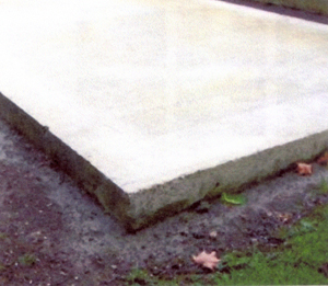 concrete base